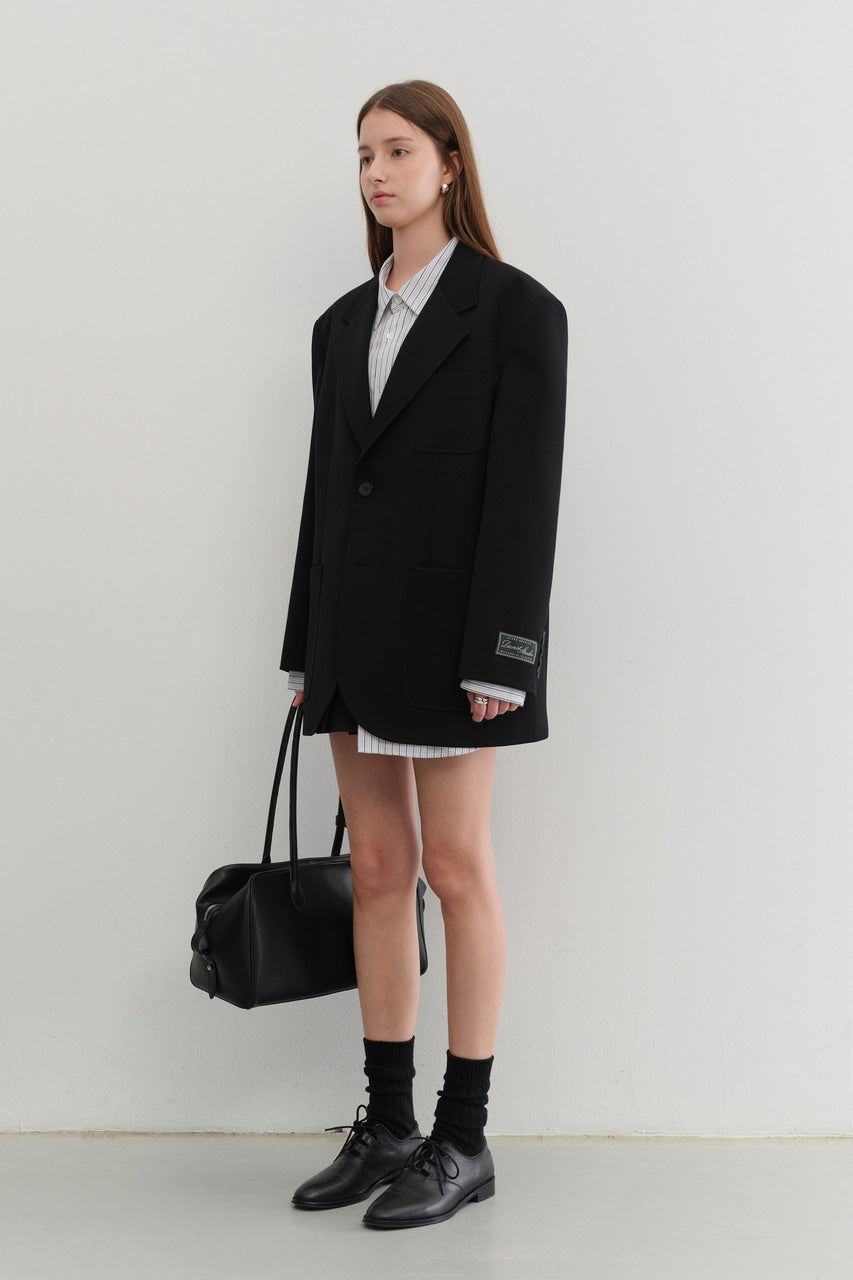 UNISEX OVERSIZED WOOL BLAZER