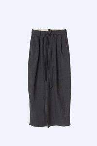 WOOL PLEATED SKIRT