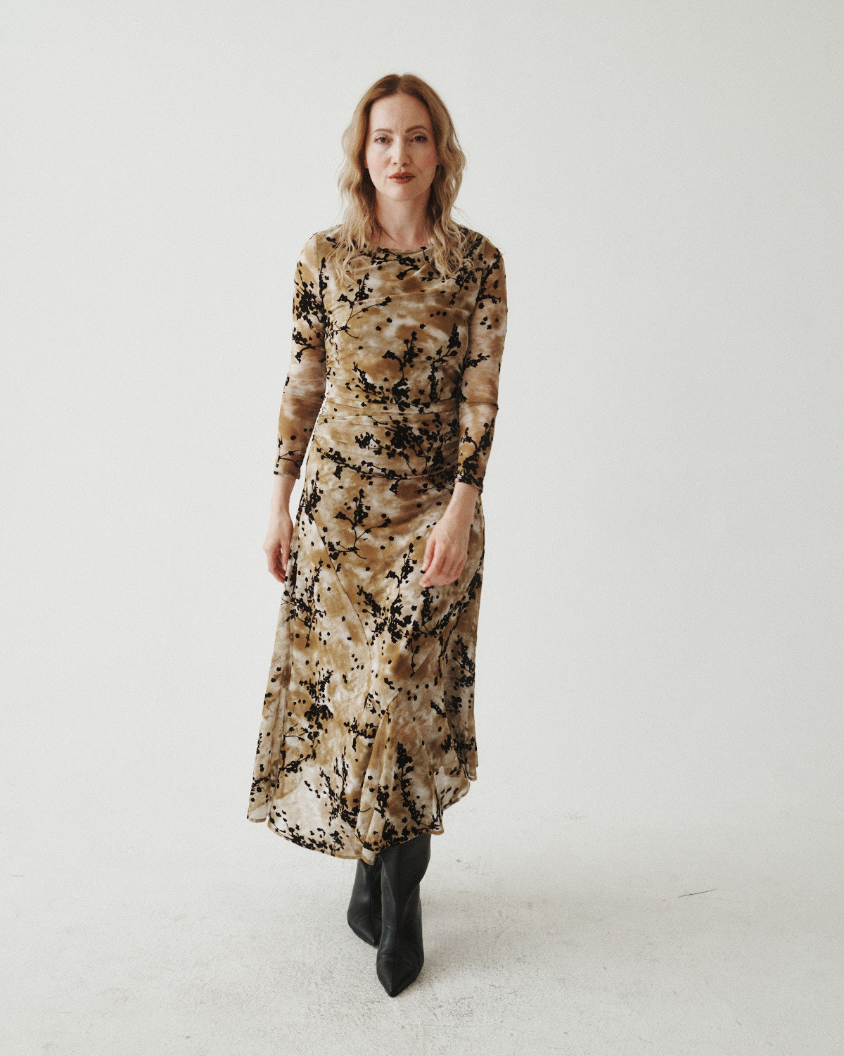 MESH ASYMMETRIC DRESS