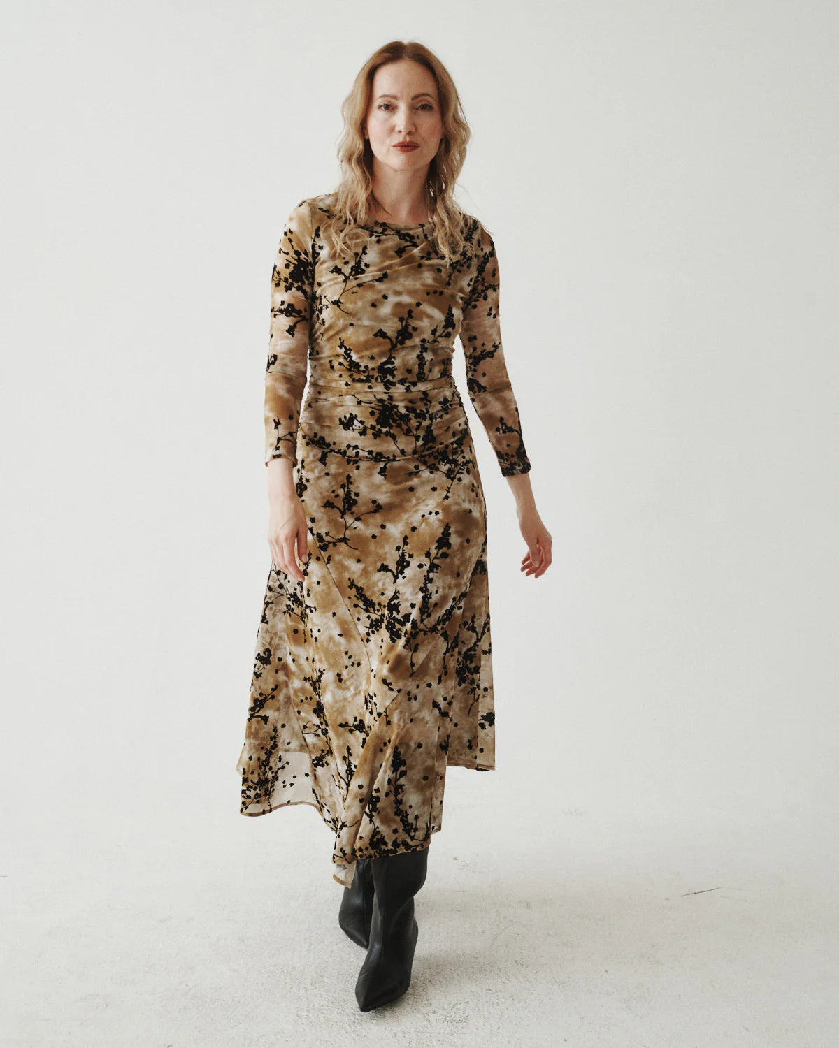 MESH ASYMMETRIC DRESS