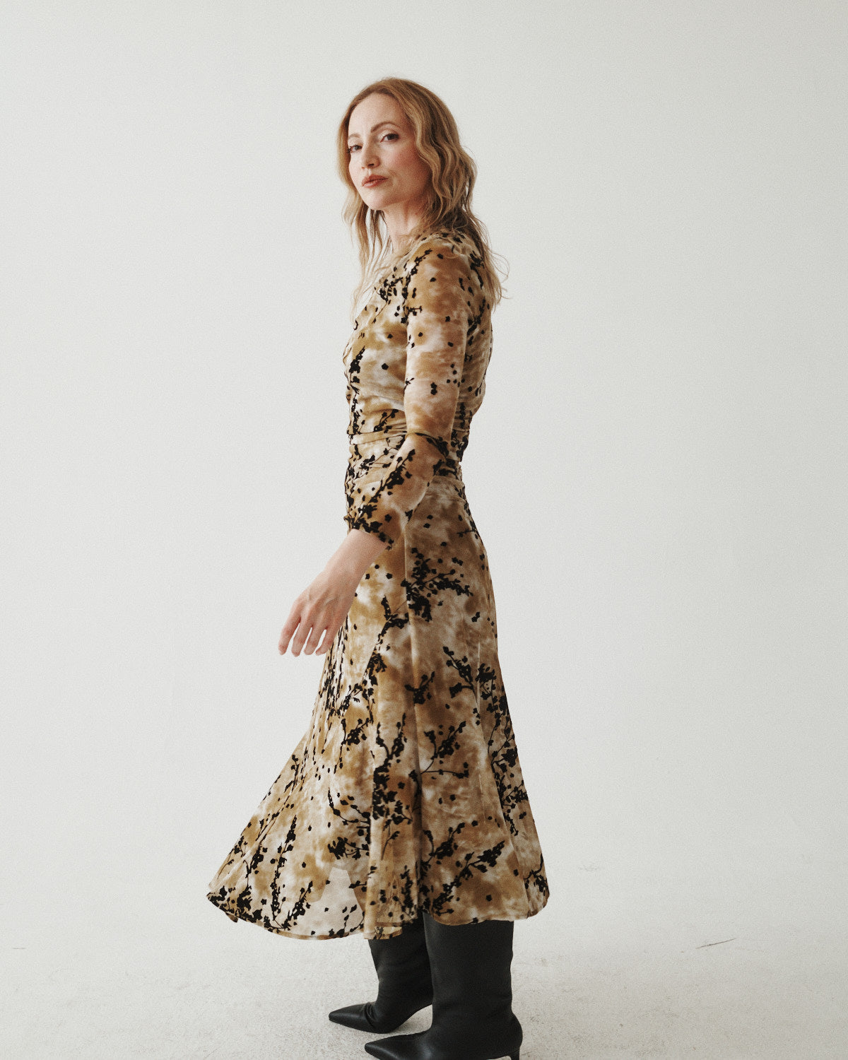 MESH ASYMMETRIC DRESS