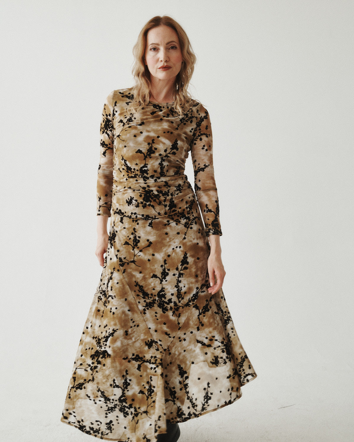 MESH ASYMMETRIC DRESS