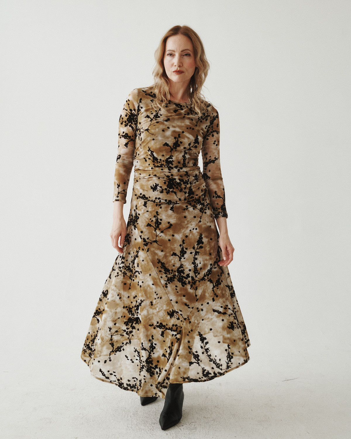 MESH ASYMMETRIC DRESS