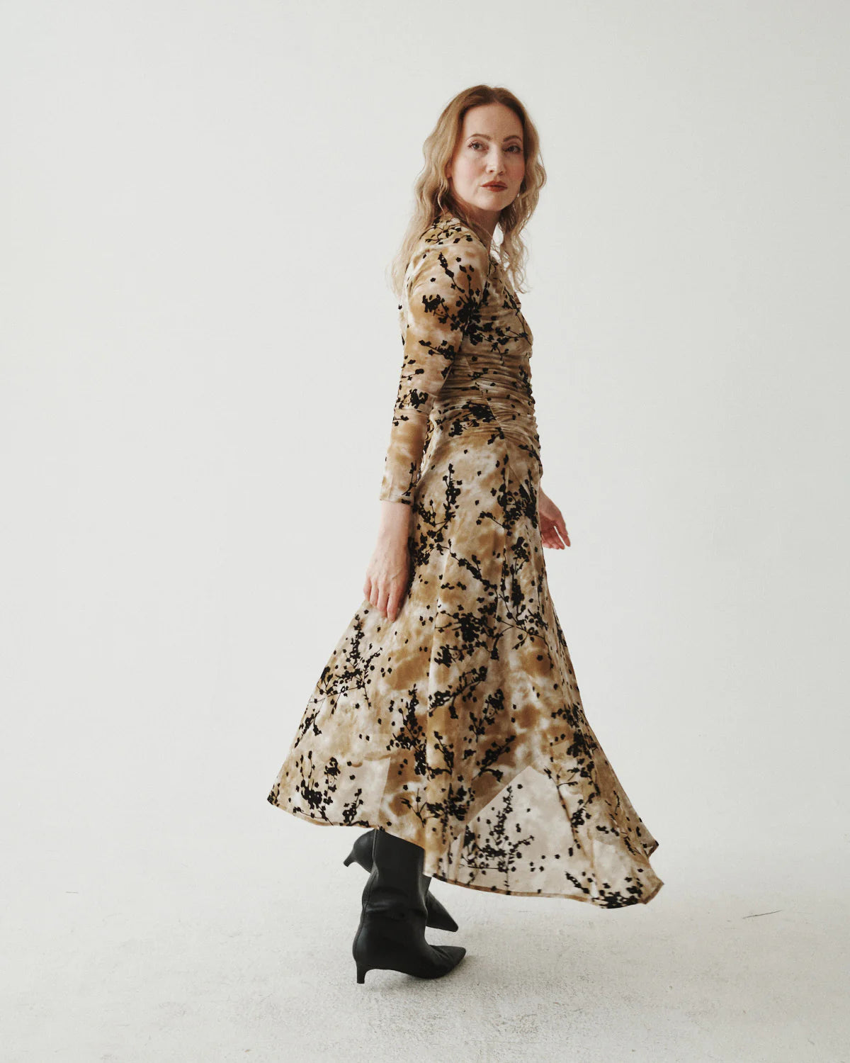 MESH ASYMMETRIC DRESS