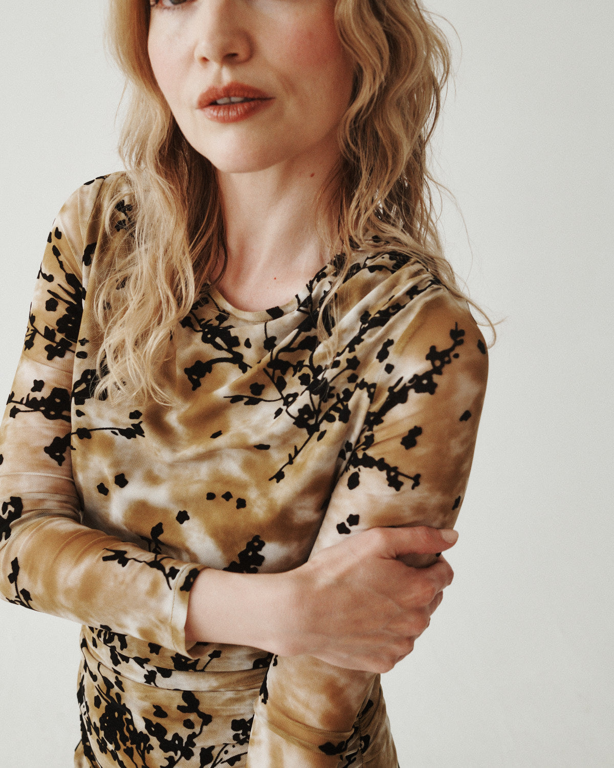 MESH ASYMMETRIC DRESS