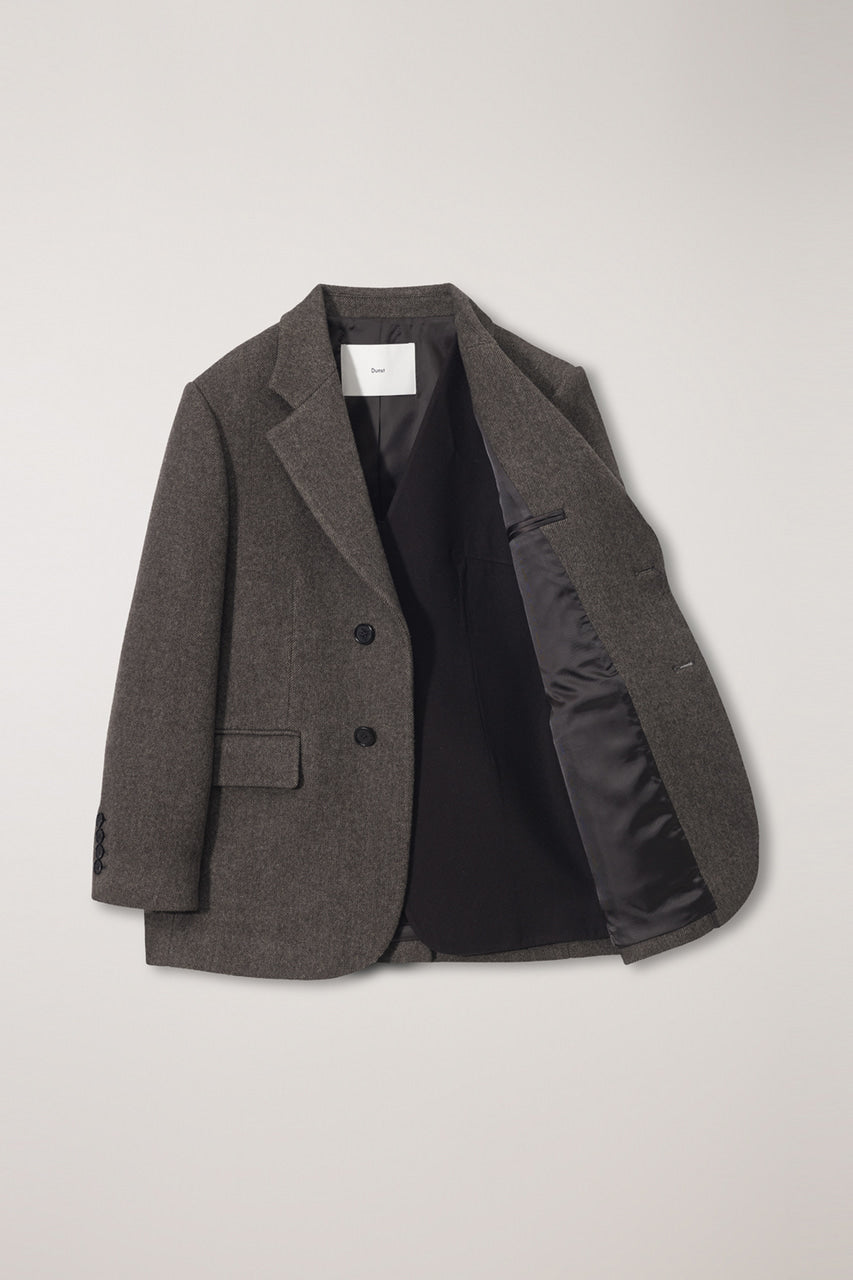 UNISEX LAYERED CASHMERE BLAZER