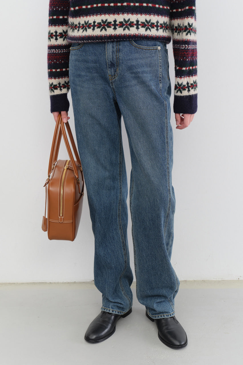 LINEAR STRAIGHT JEANS