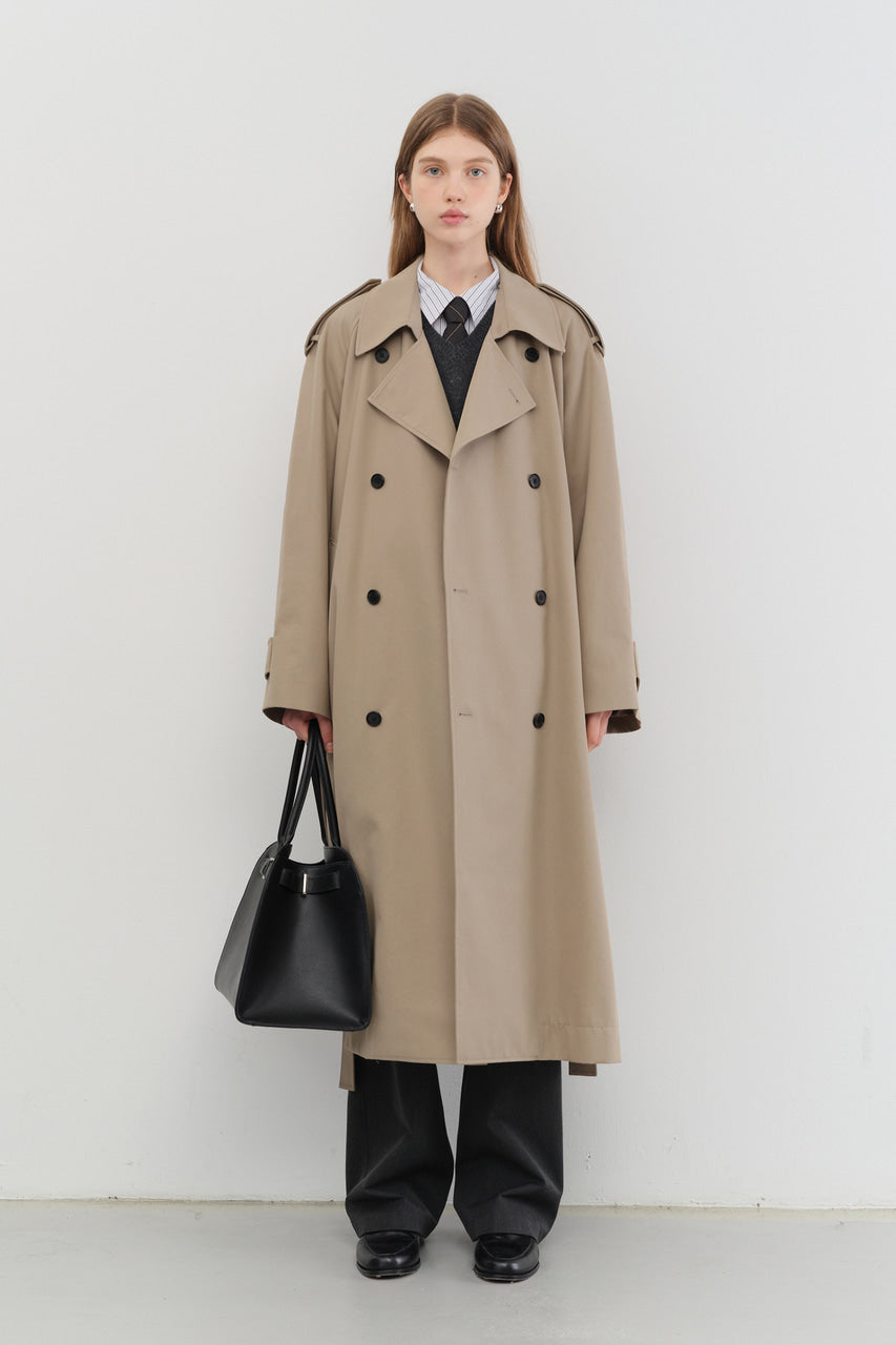 UNISEX OVERSIZED TRENCH COAT