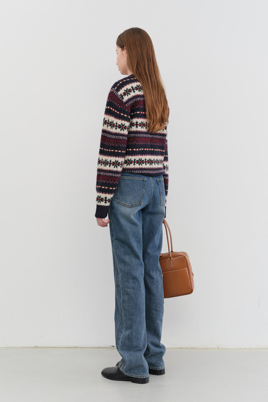 LINEAR STRAIGHT JEANS