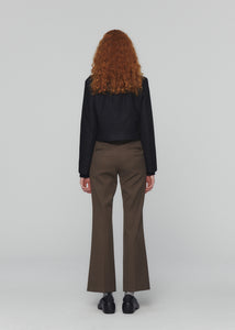 STRAIGHT FIT WOOL PANTS