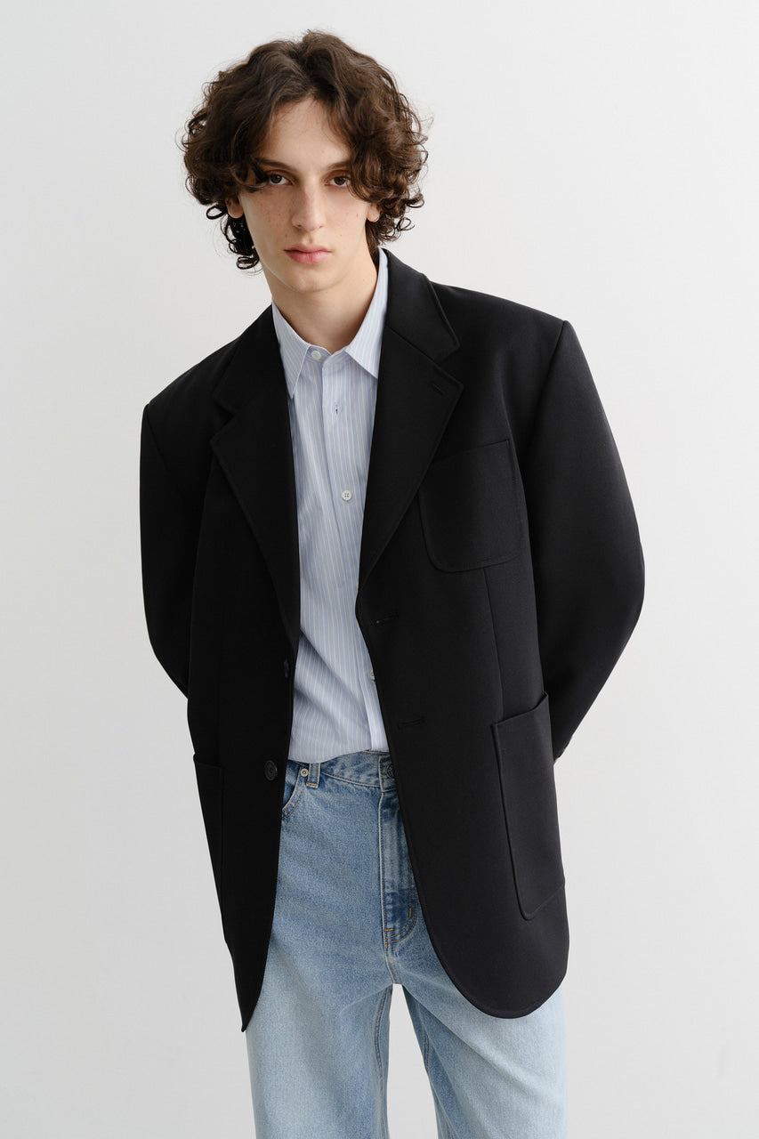 UNISEX OVERSIZED WOOL BLAZER