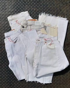 WHITE VINTAGE LASSO JEAN