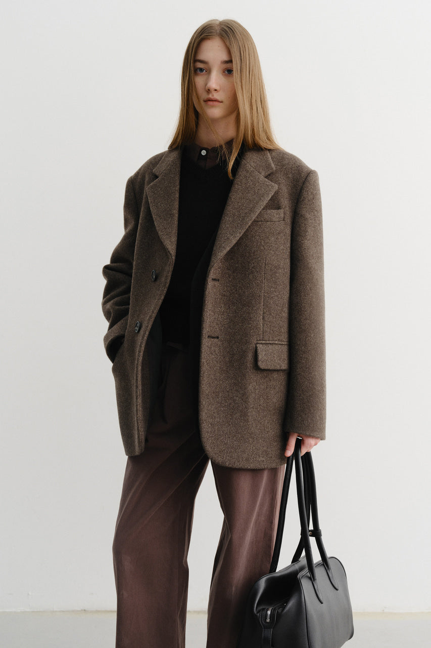 UNISEX LAYERED CASHMERE BLAZER