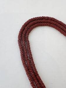 VINTAGE SEED BEAD LONG NECKLACE