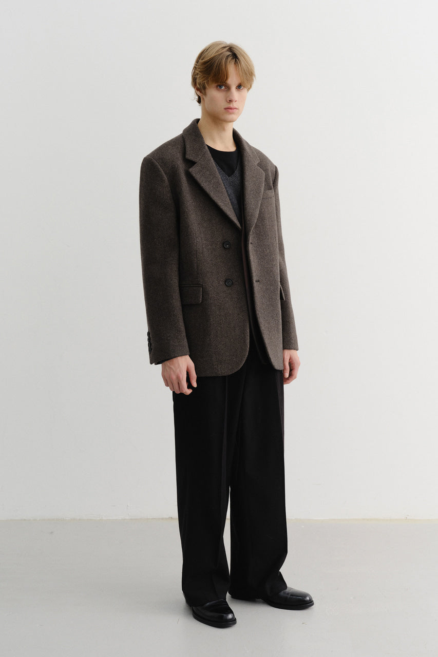 UNISEX LAYERED CASHMERE BLAZER