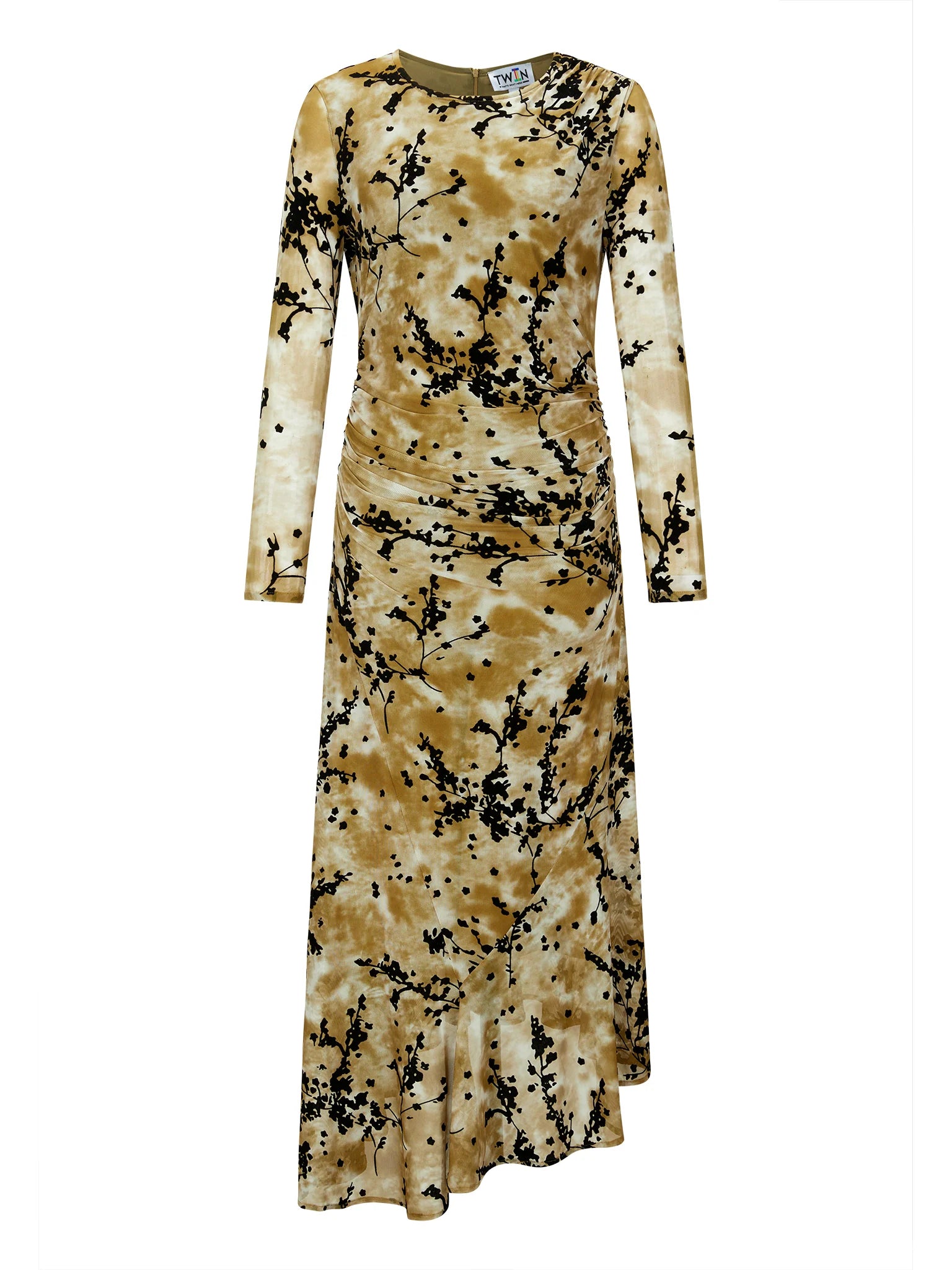 MESH ASYMMETRIC DRESS