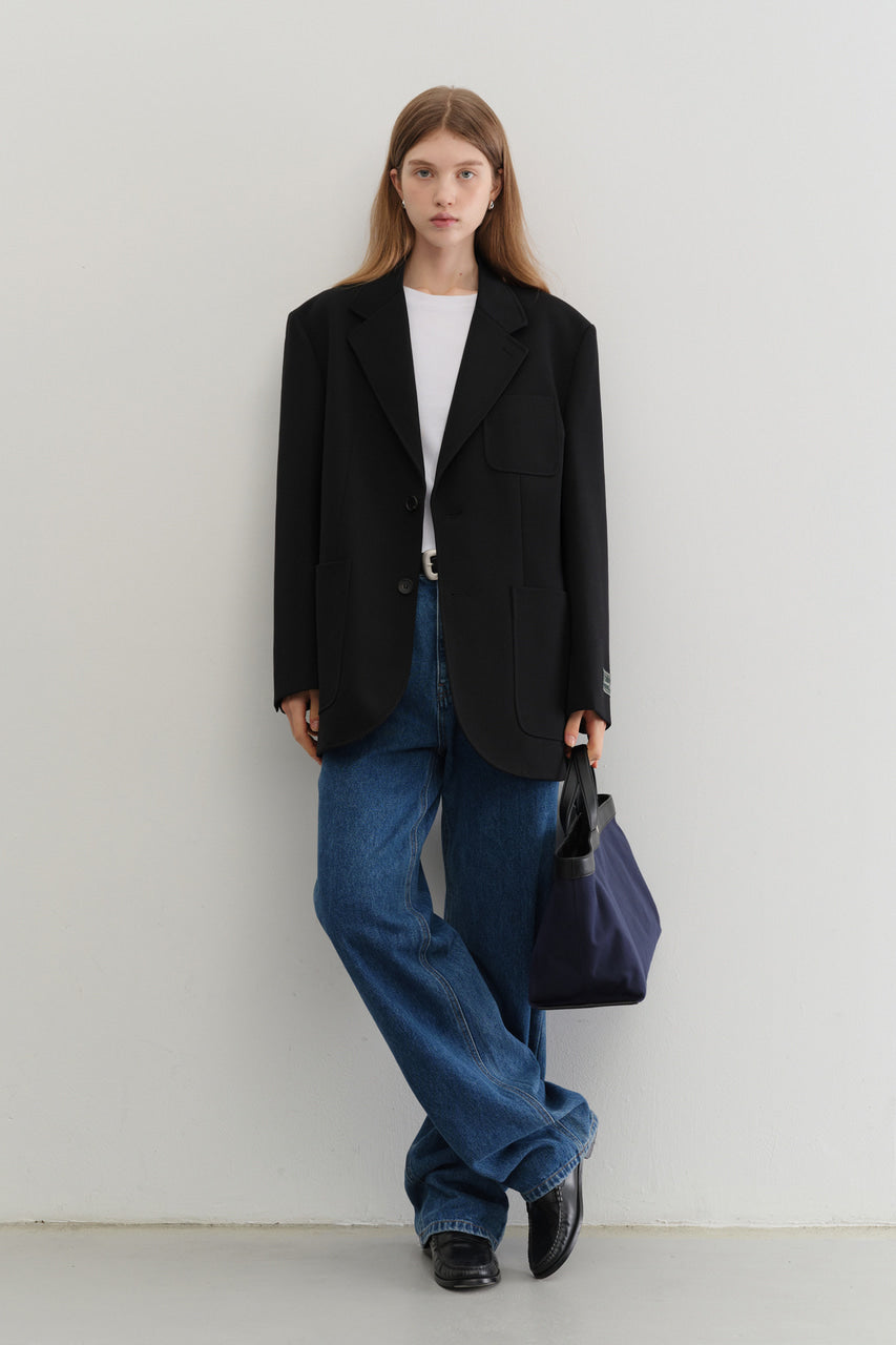 UNISEX OVERSIZED WOOL BLAZER