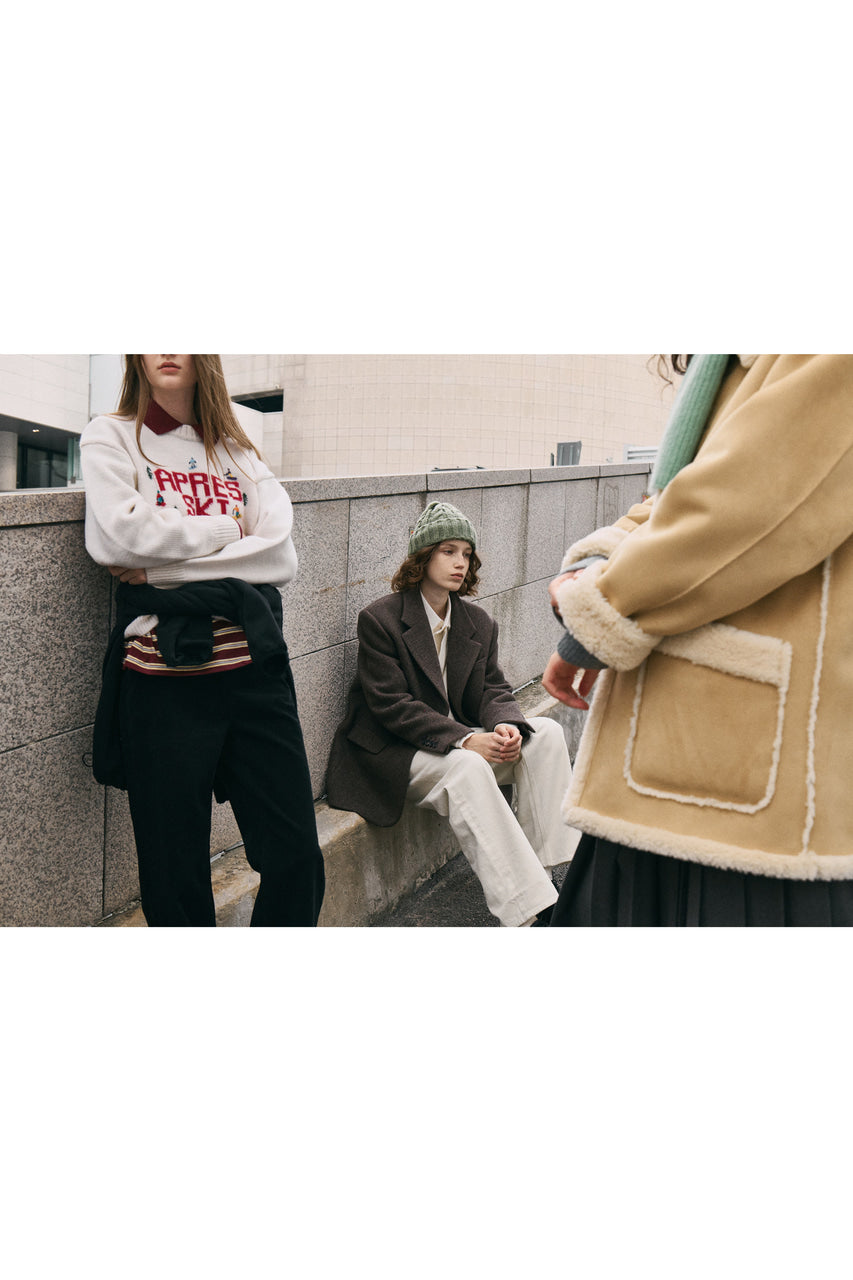 UNISEX LAYERED CASHMERE BLAZER