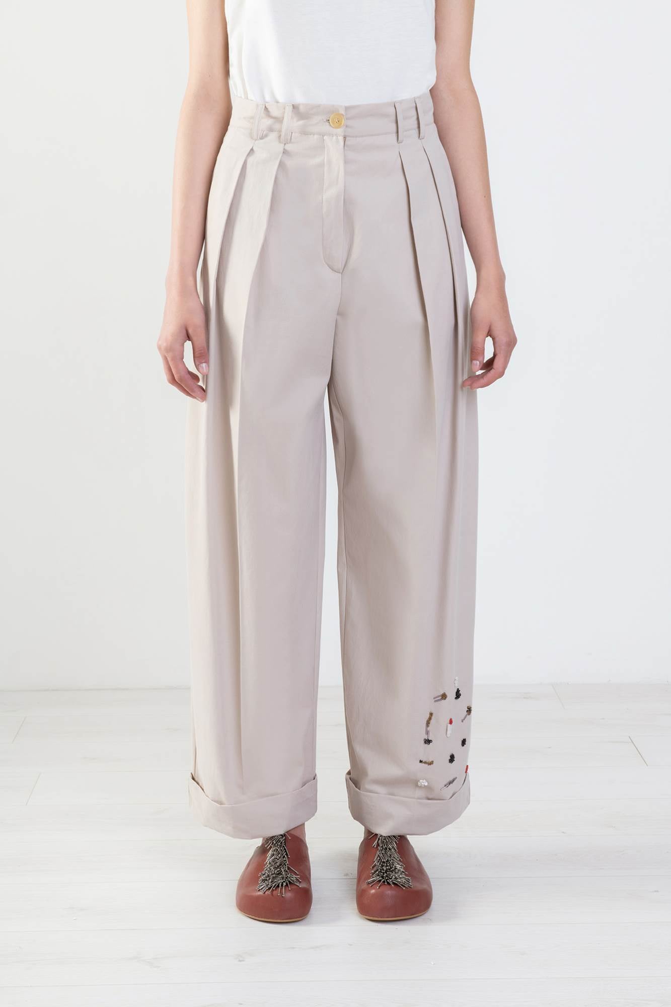 EMBELLISHED TROUSERS