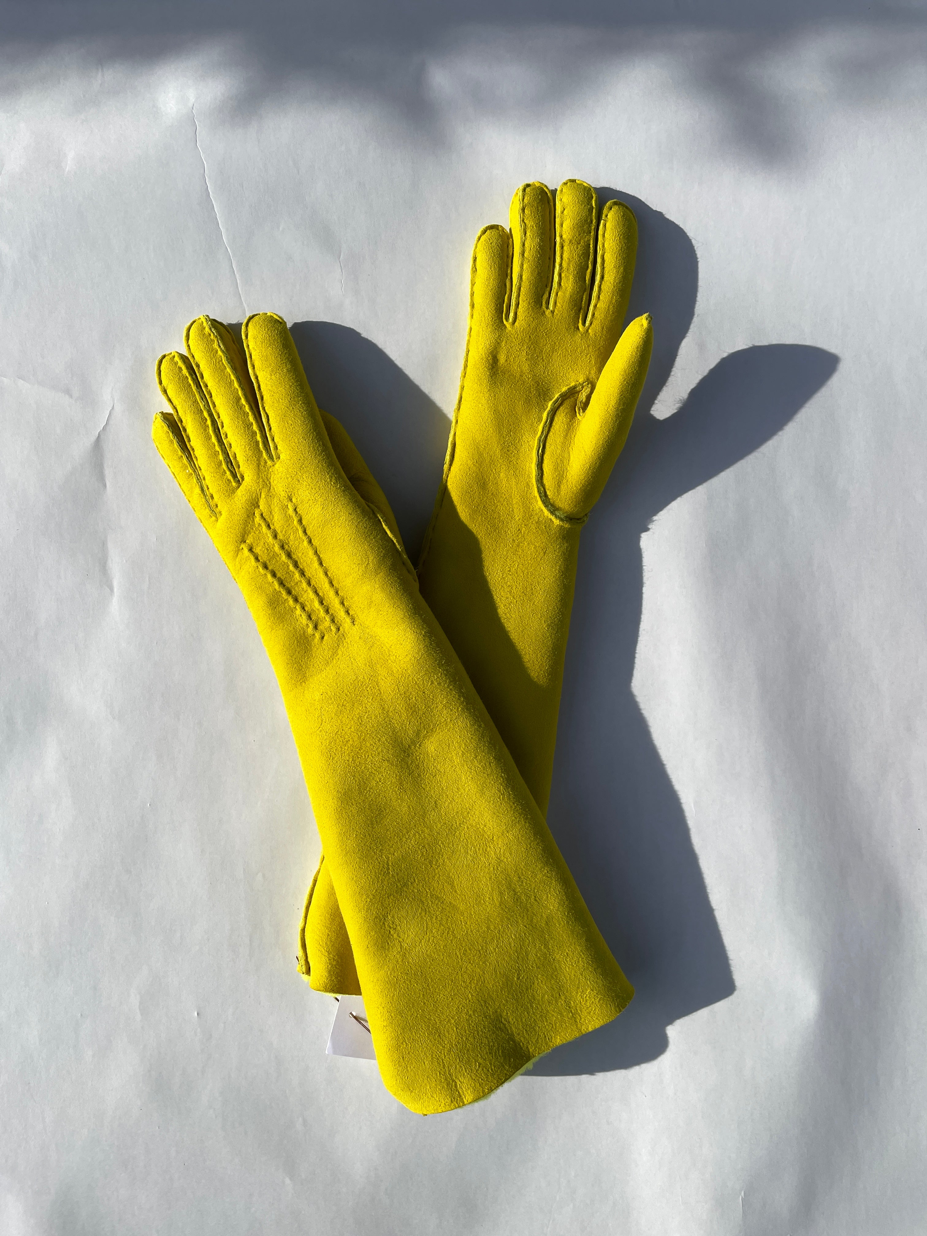 LONG SHEARLING GLOVES