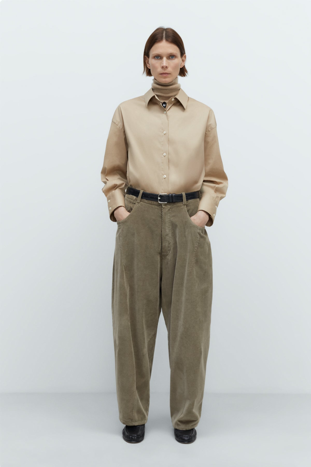 CORDUROY BAGGY PANTS