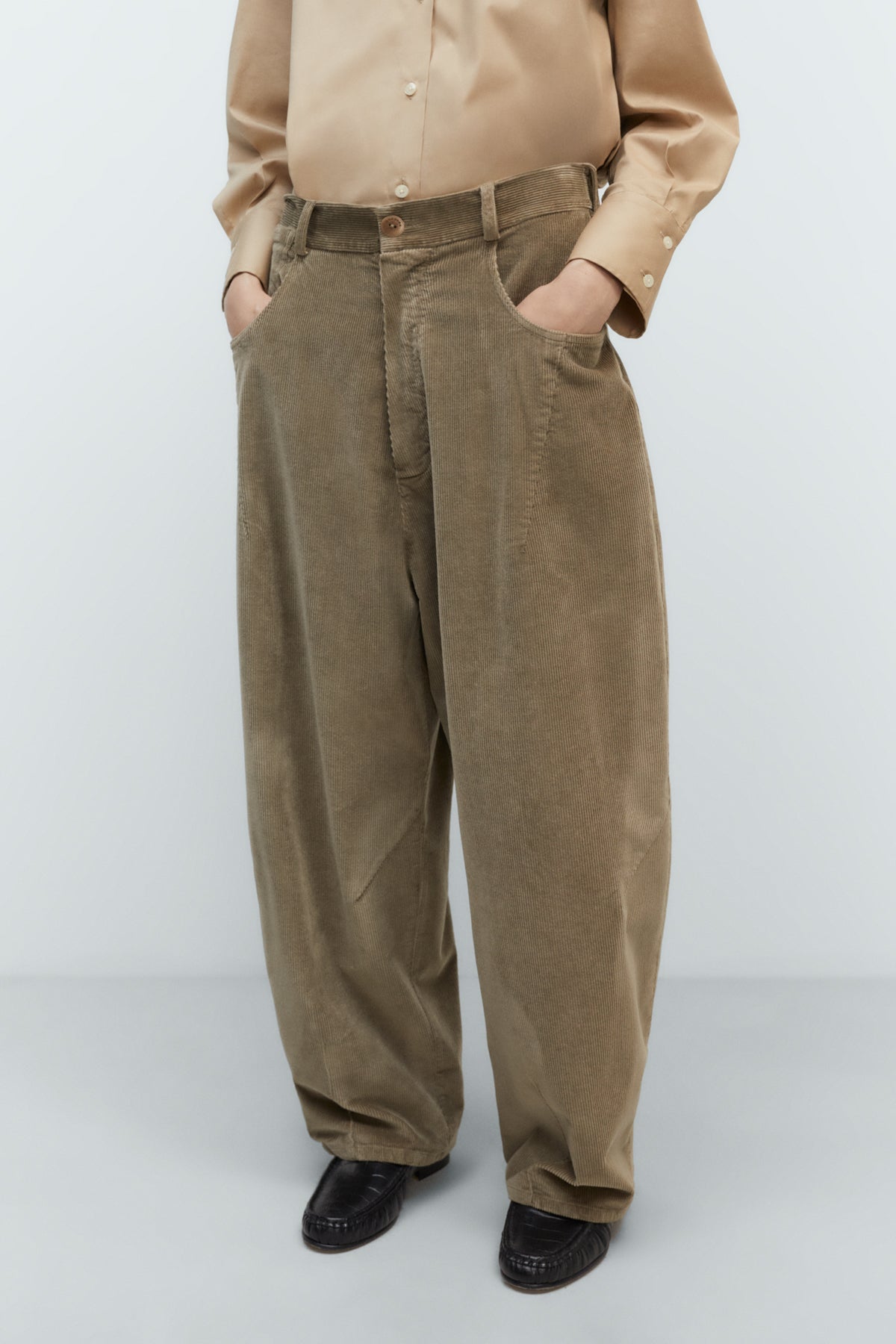 CORDUROY BAGGY PANTS