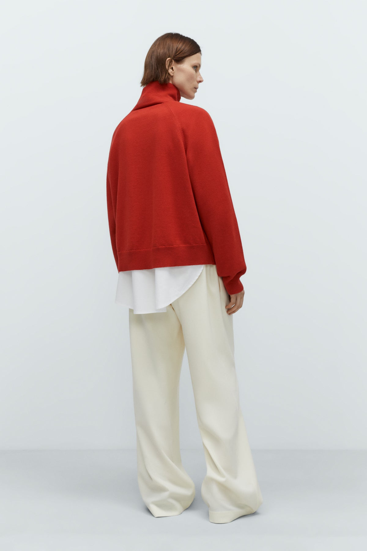 MERINO WOOL BUTTON SWEATER