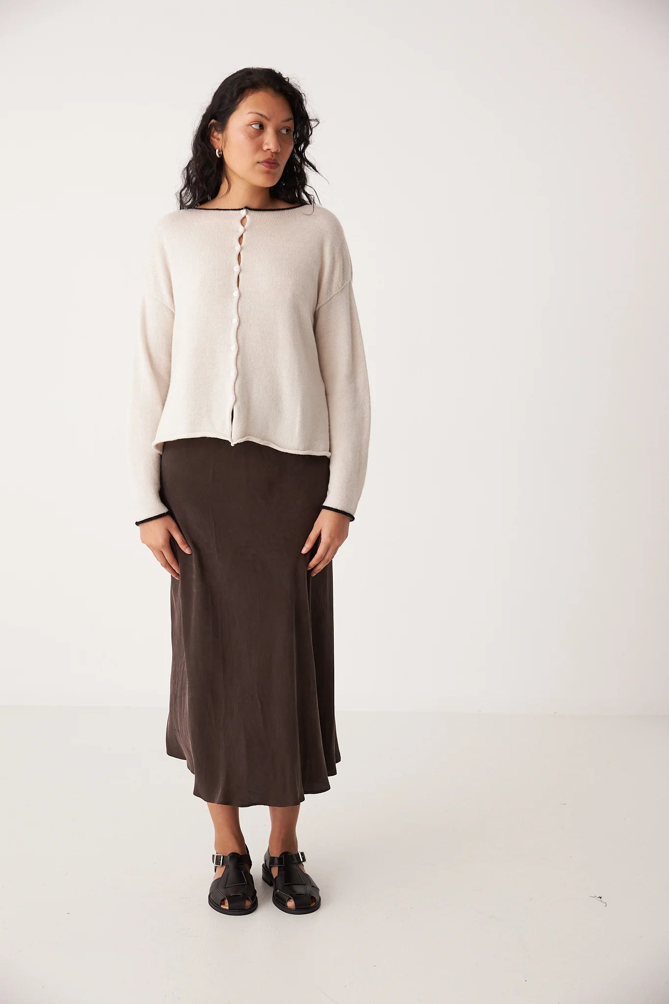 DOLL'S TRIMMED CARDIGAN