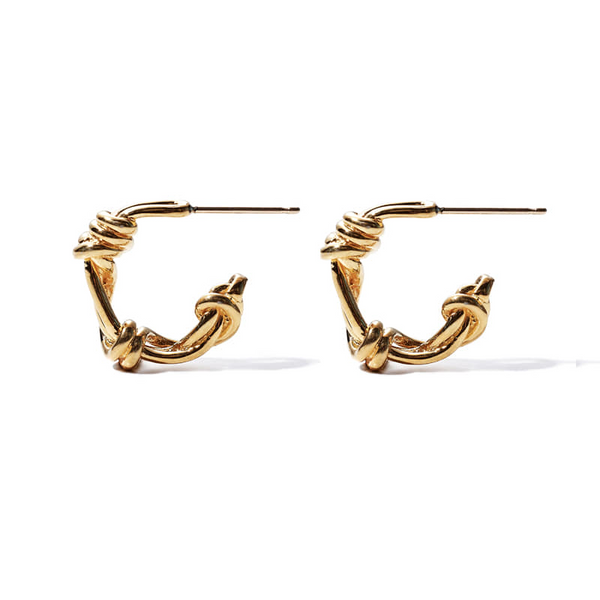 GOLD GORDIAN KNOT EARRINGS – MONTY GOLD GORDIAN KNOT EARRINGS – MONTY