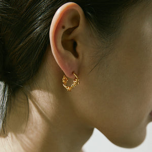 GOLD GORDIAN KNOT EARRINGS