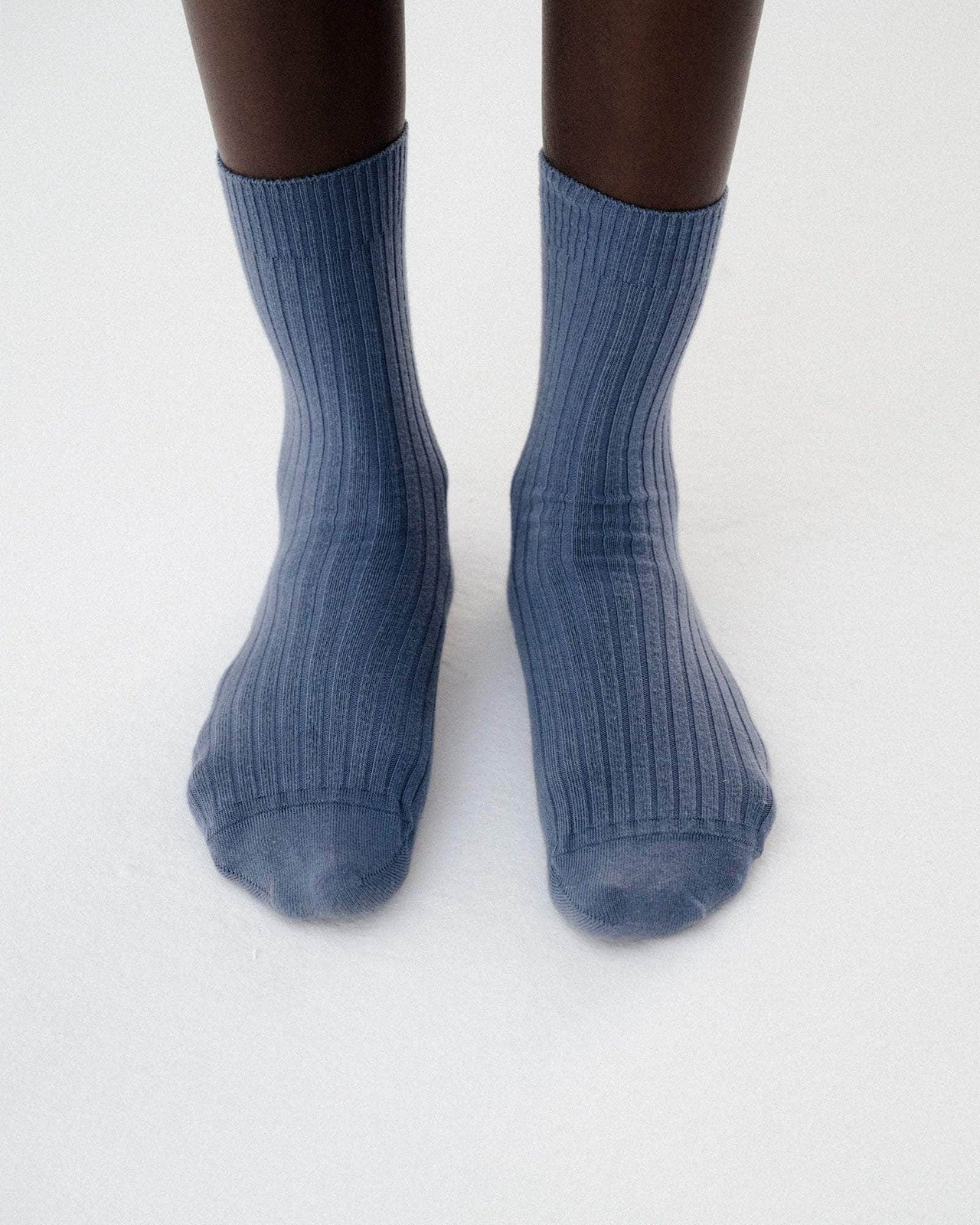 RIB OVERANKLE SOCKS