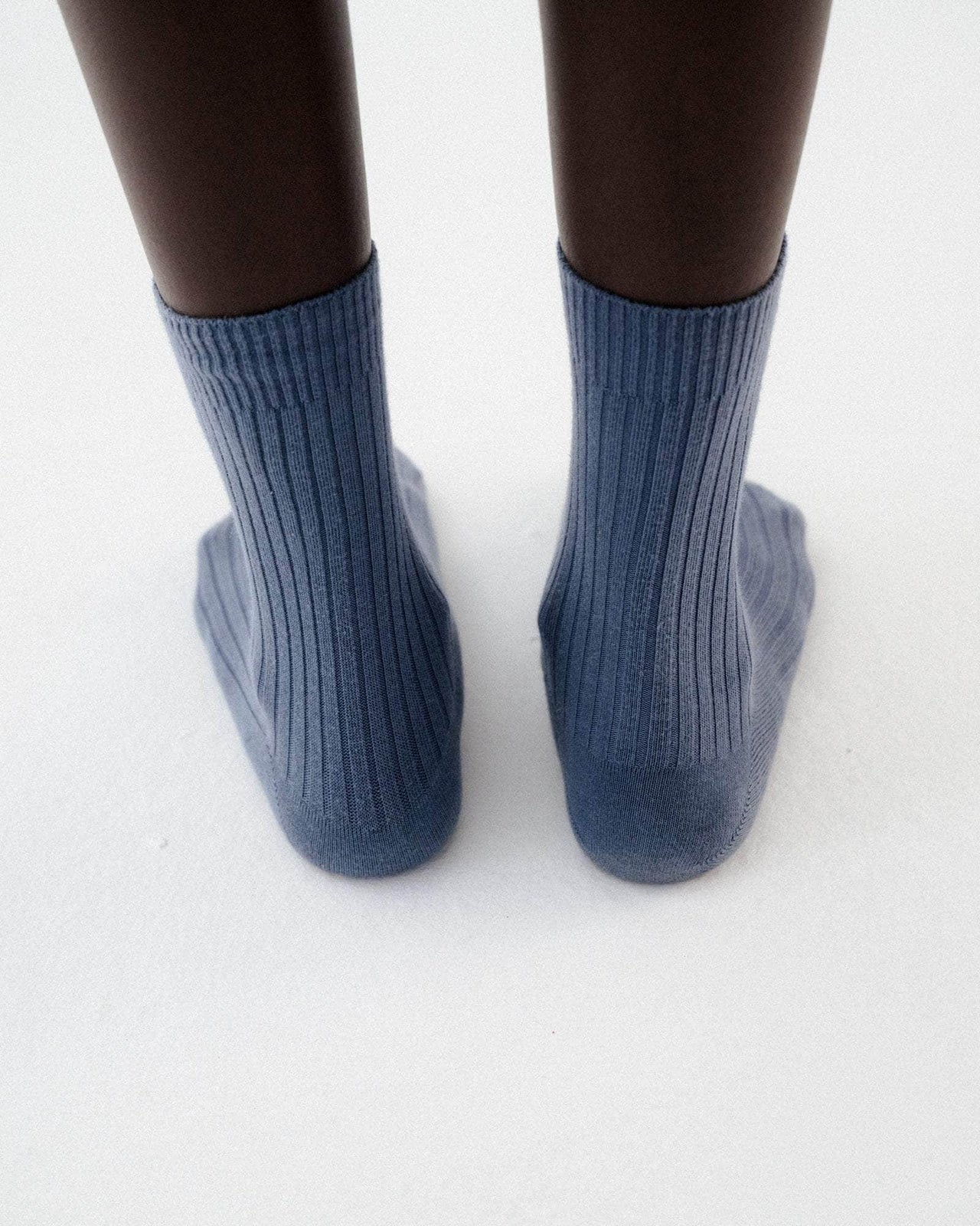 RIB OVERANKLE SOCKS