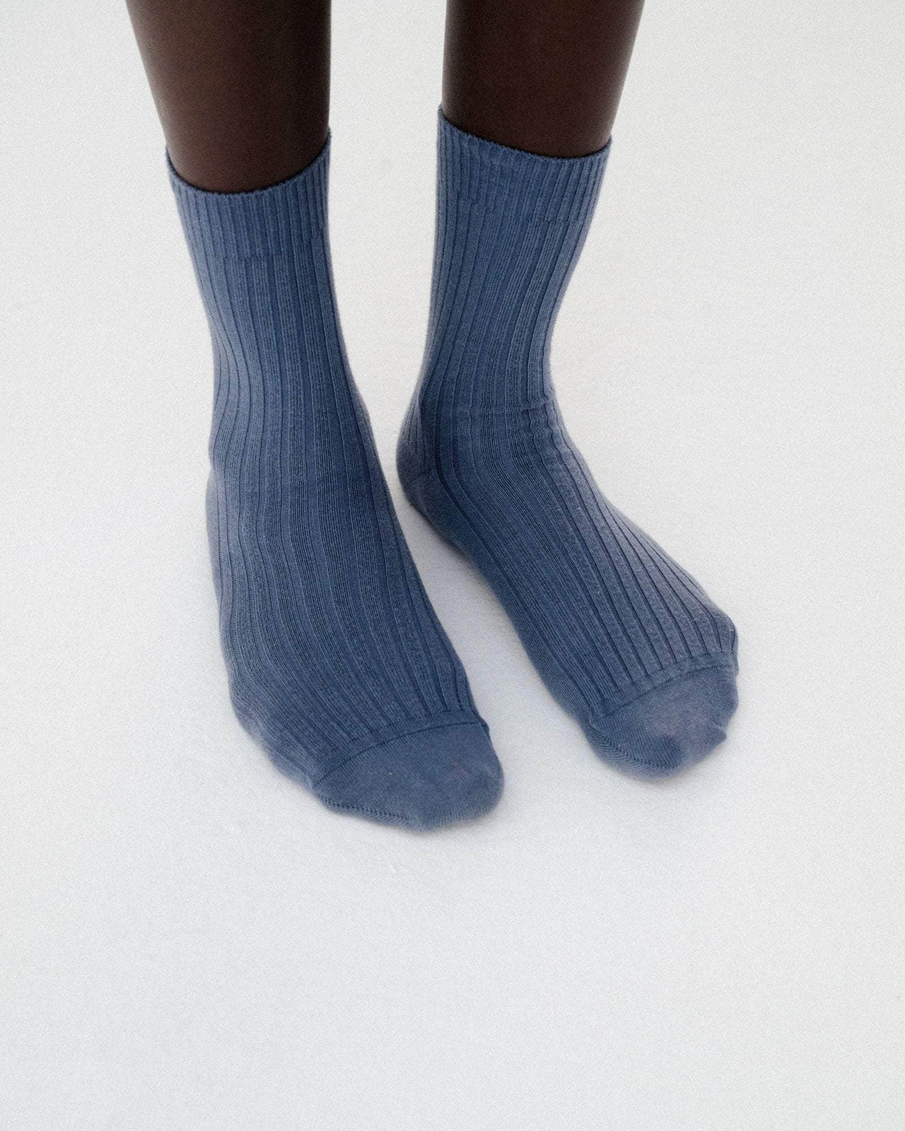 RIB OVERANKLE SOCKS