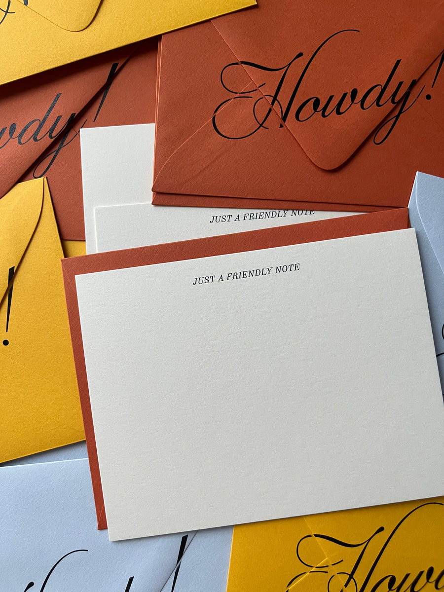 Howdy Notecard Set – MONTY