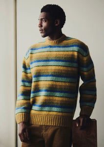 BRUSHED STRIPE SWEATER