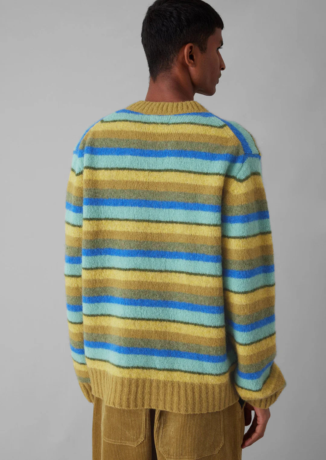 BRUSHED STRIPE SWEATER