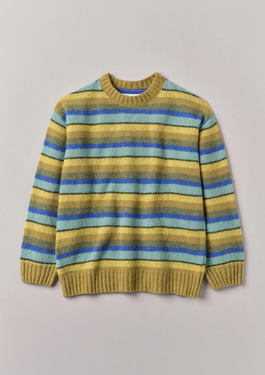 BRUSHED STRIPE SWEATER