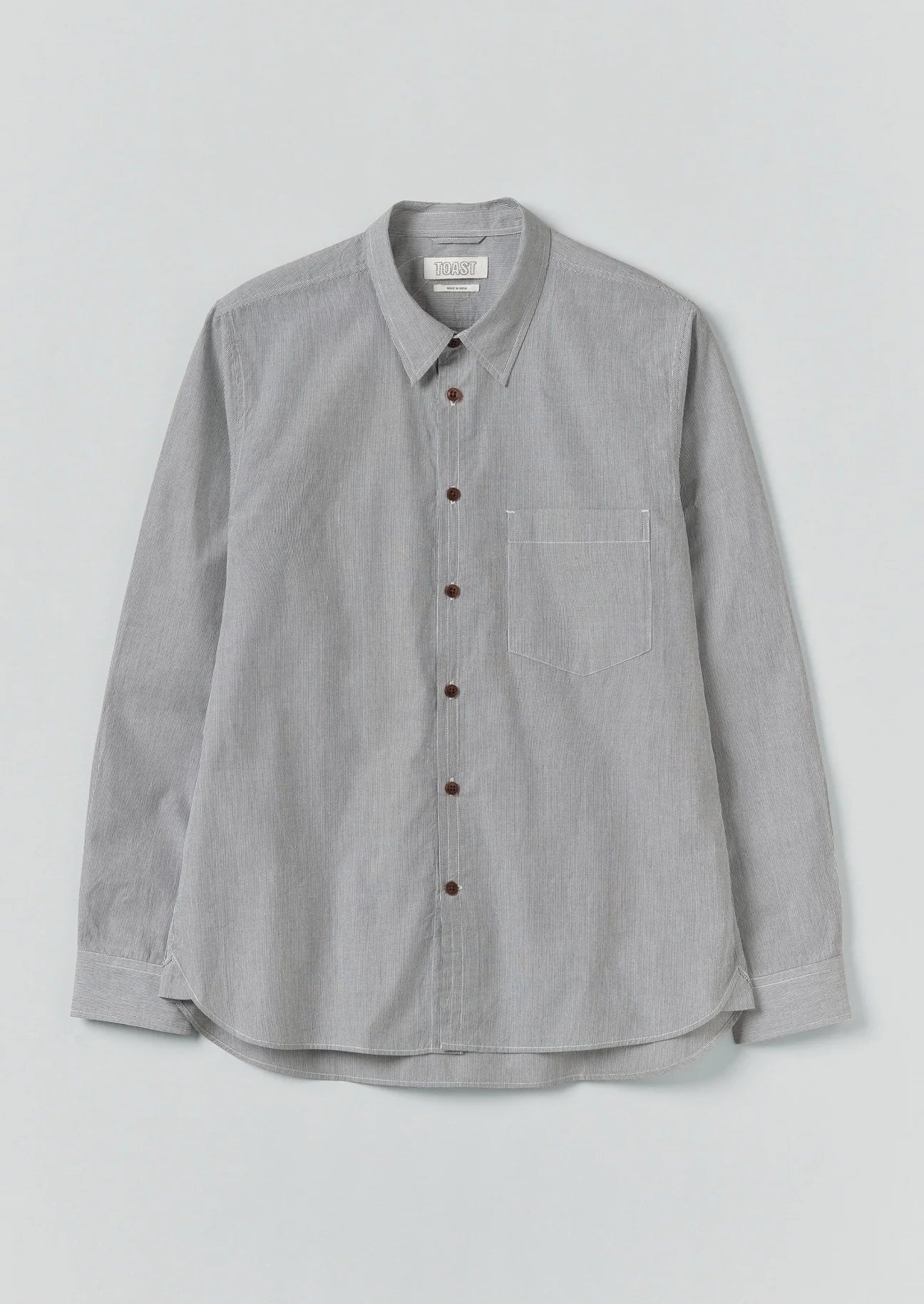 FINE STRIPE COTTON SHIRT
