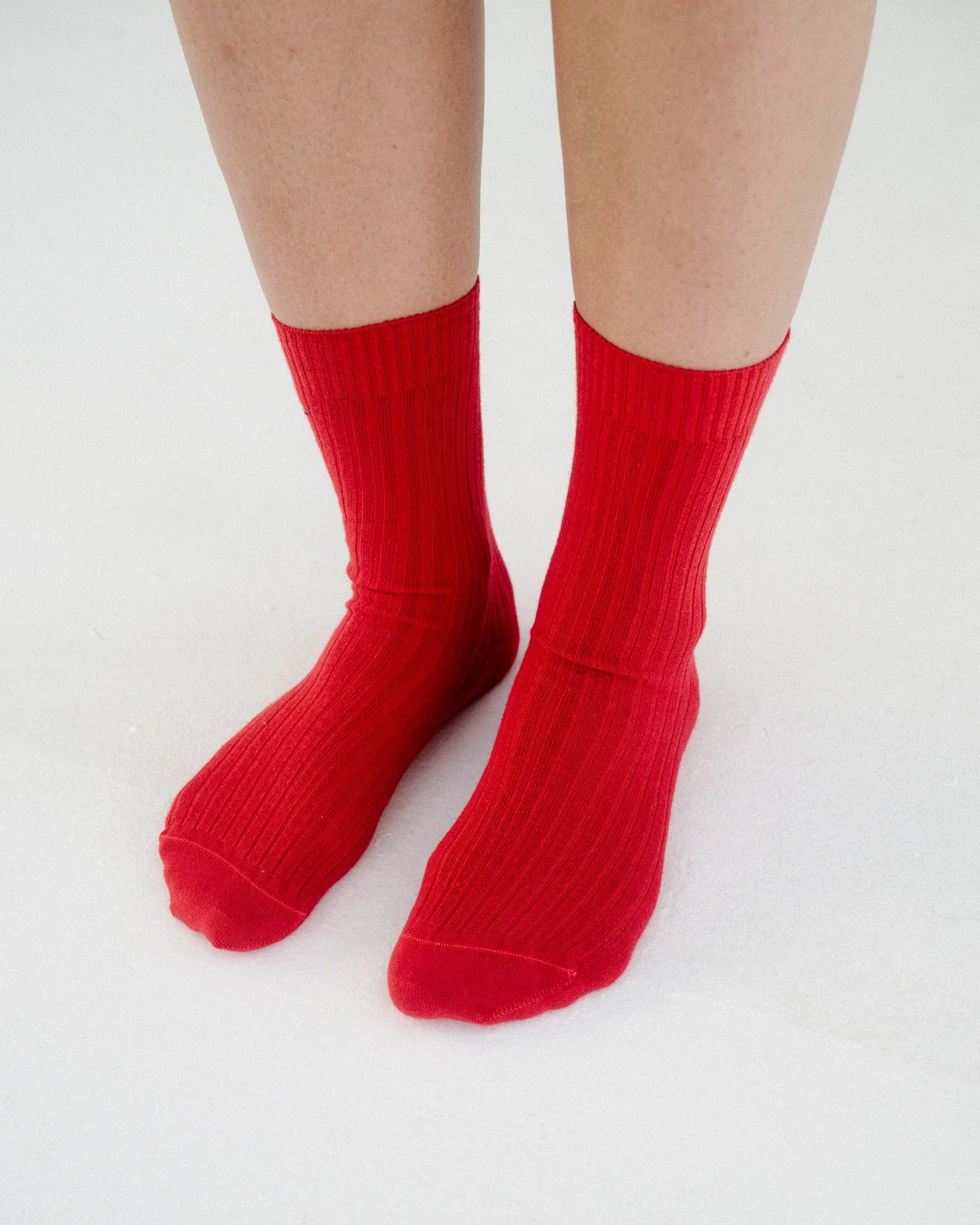 RIB OVERANKLE SOCKS