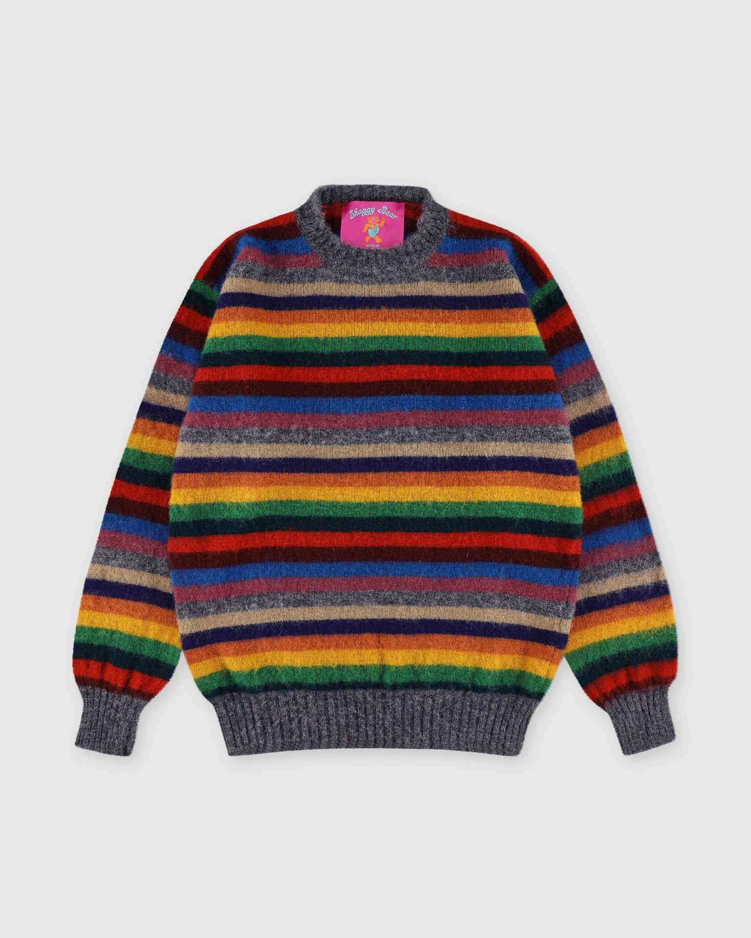 SHAGGY BEAR STRIPE SWEATER