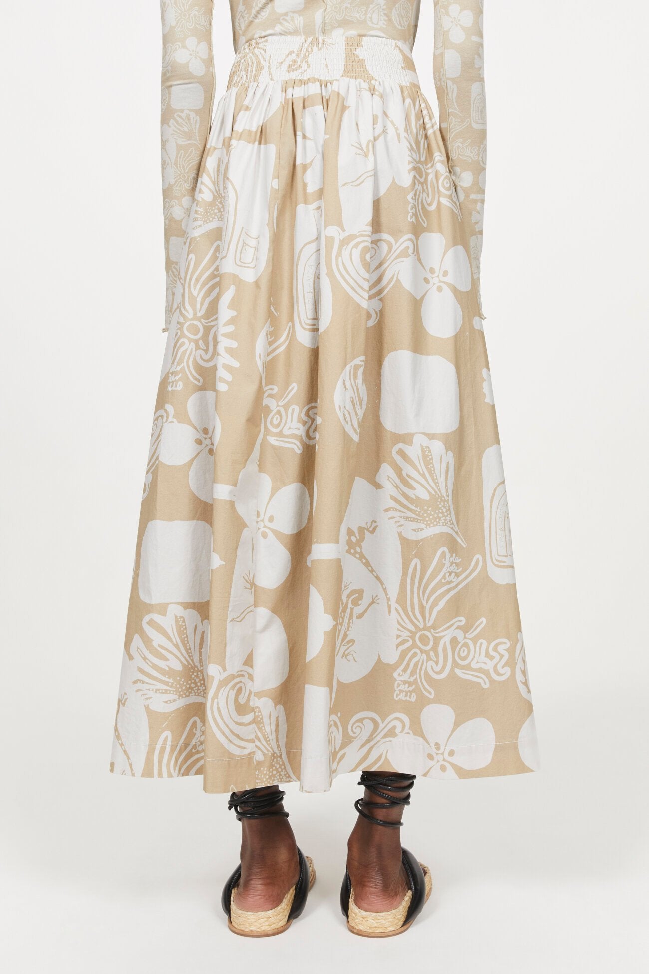 TAEMOO PRINT SKIRT