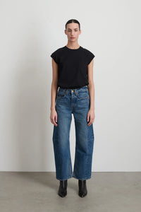 B SIDES SLIM LASSO JEAN