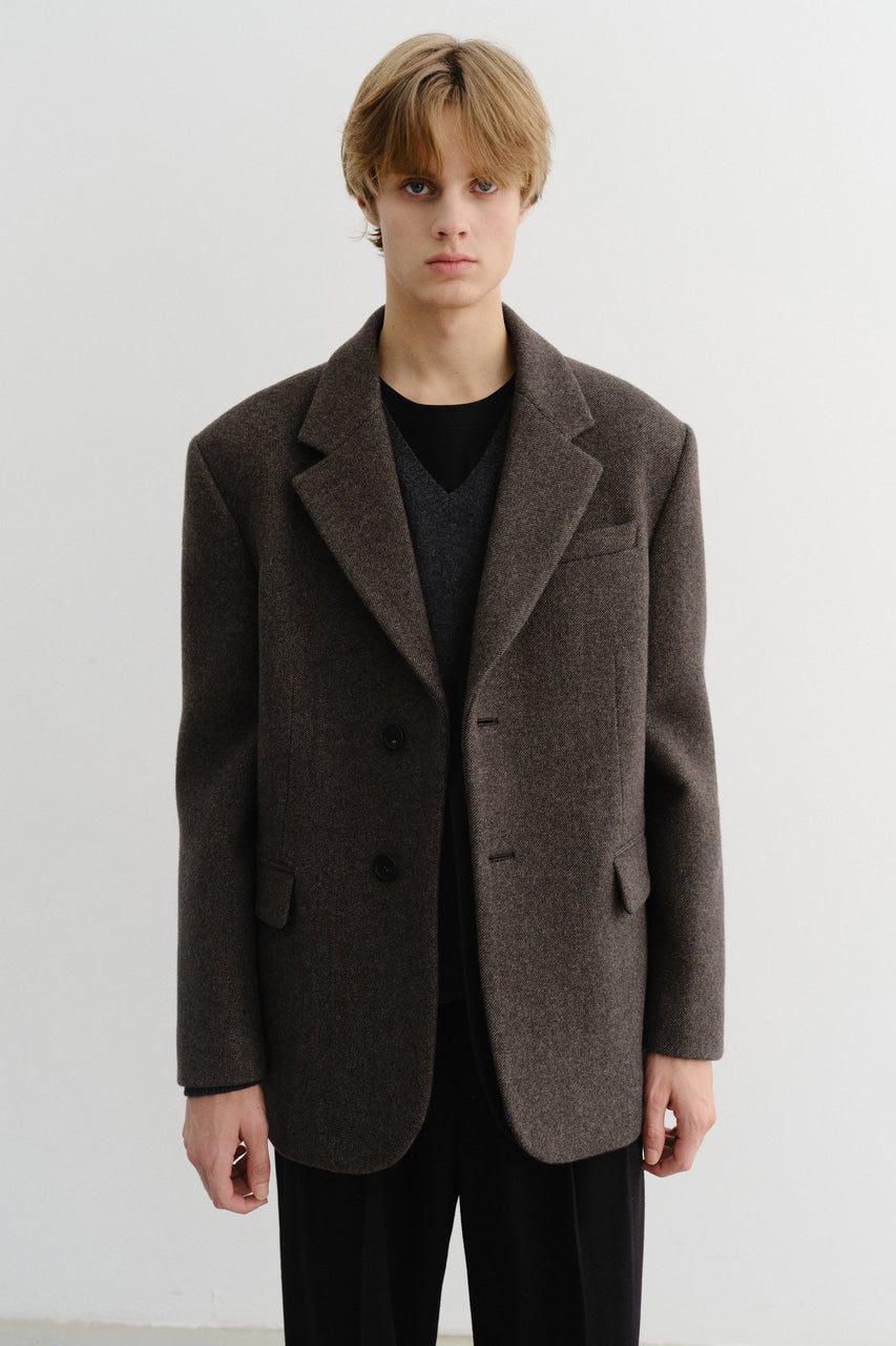 UNISEX LAYERED CASHMERE BLAZER