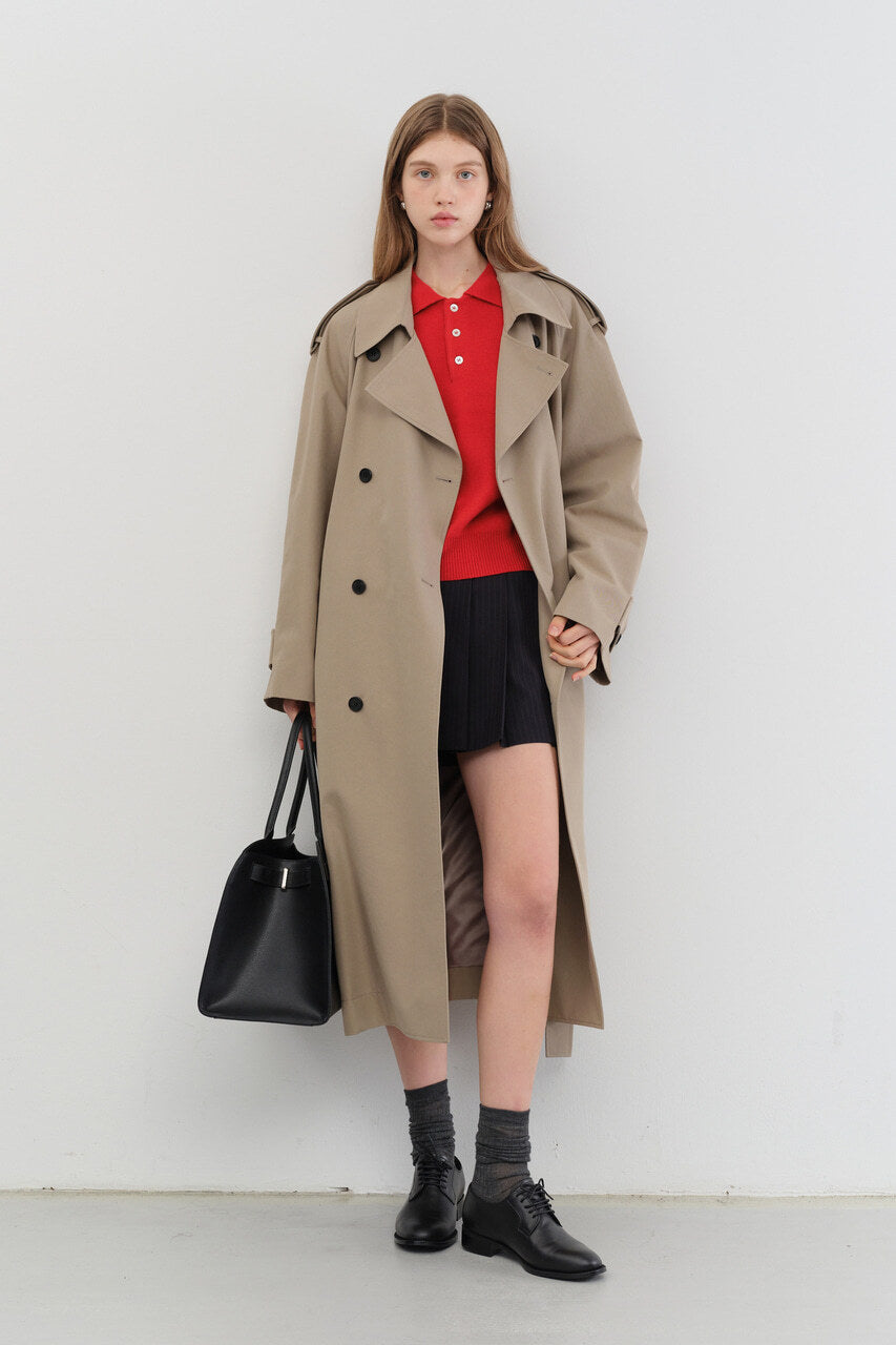 UNISEX OVERSIZED TRENCH COAT