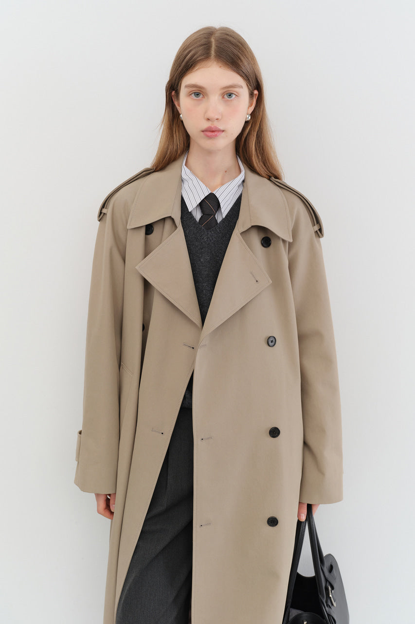 UNISEX OVERSIZED TRENCH COAT