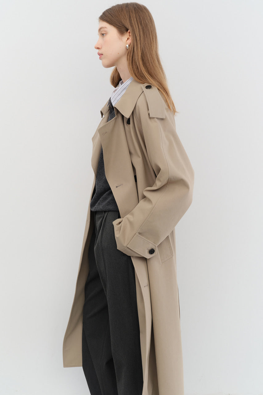 UNISEX OVERSIZED TRENCH COAT