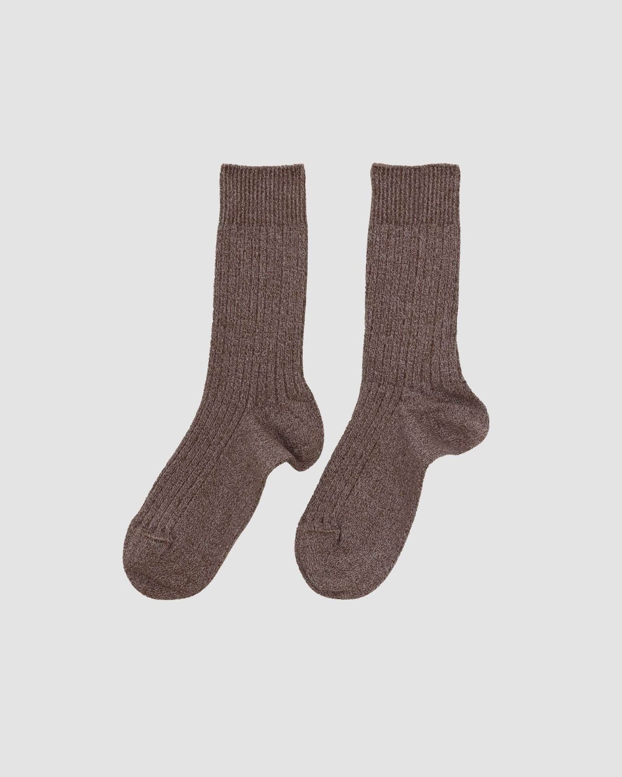 RIB OVERANKLE SOCKS