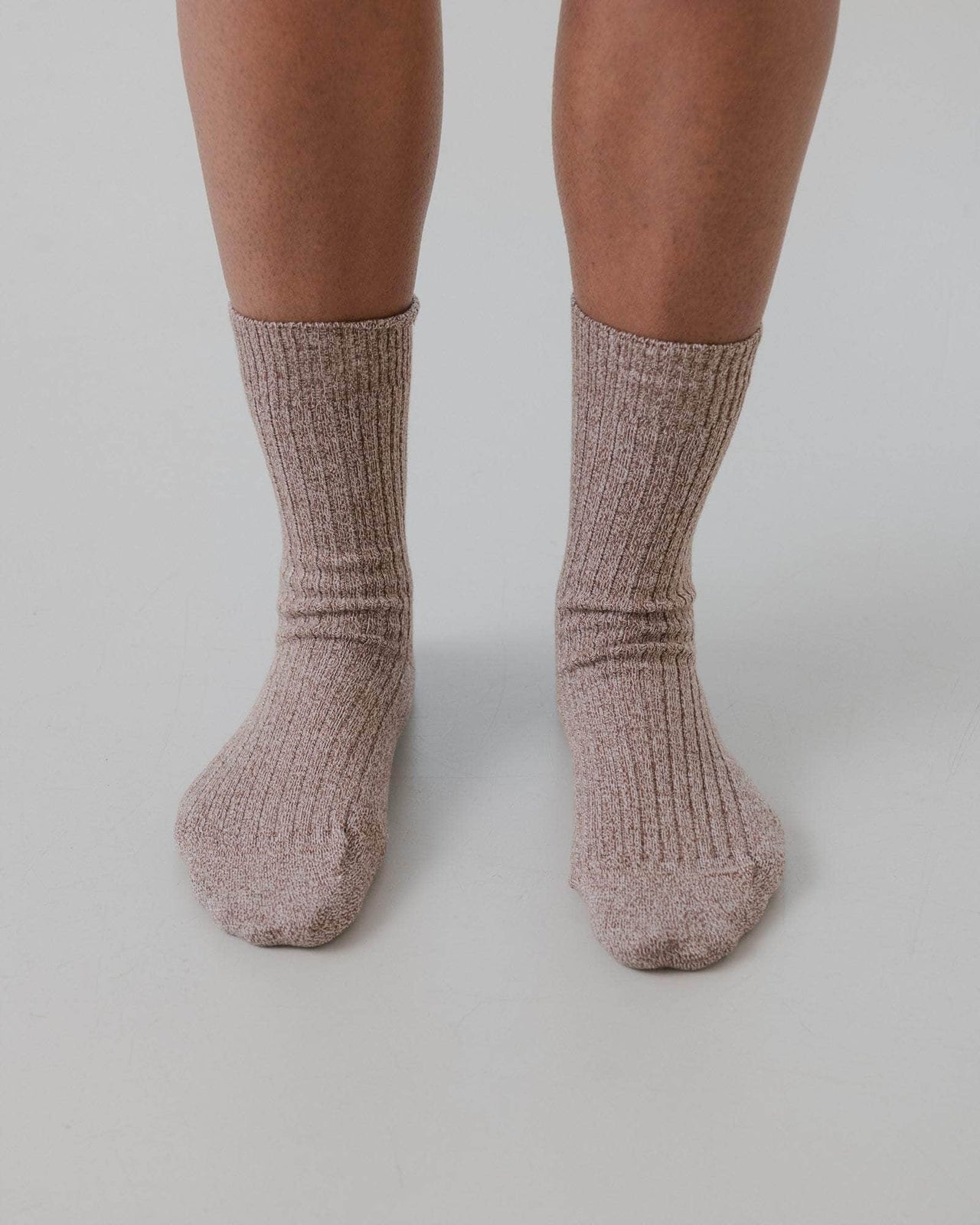 RIB OVERANKLE SOCKS