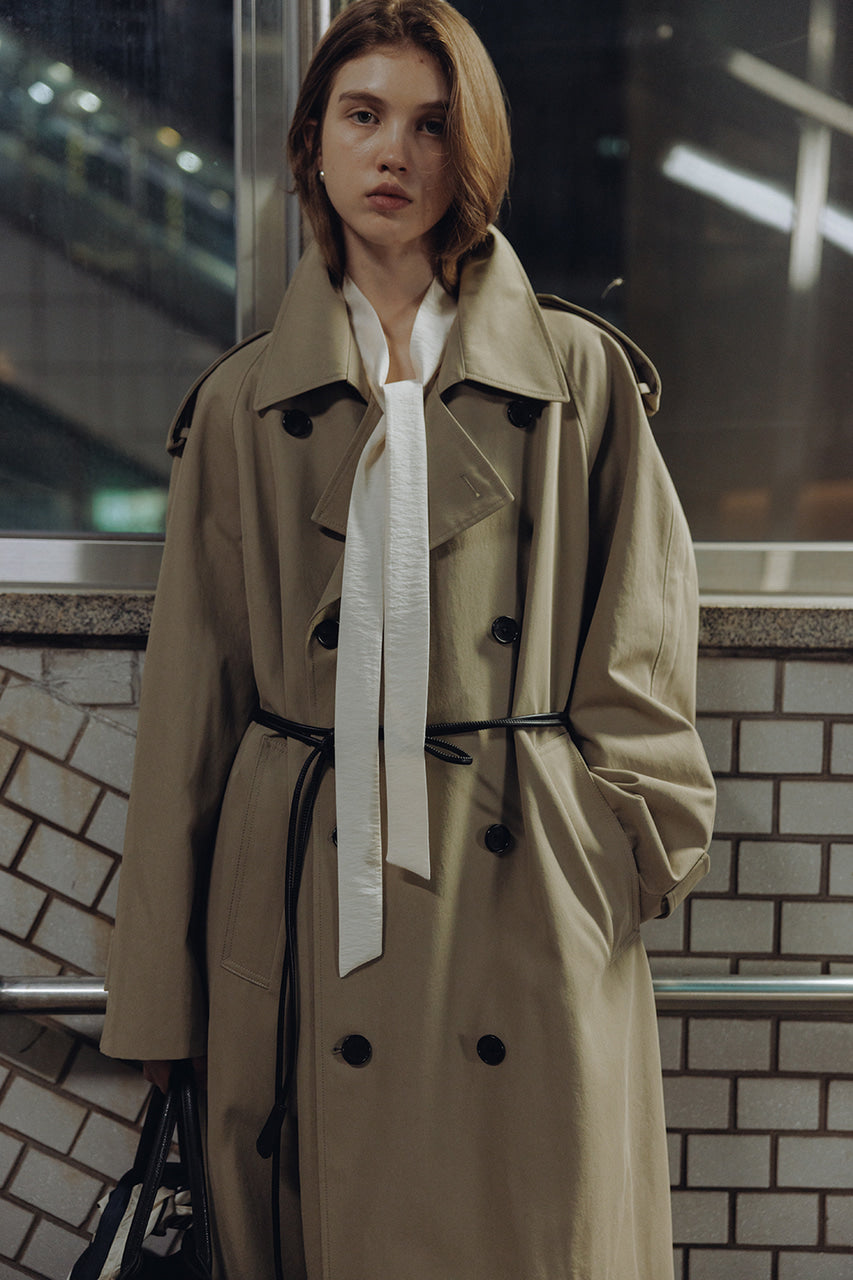 UNISEX OVERSIZED TRENCH COAT