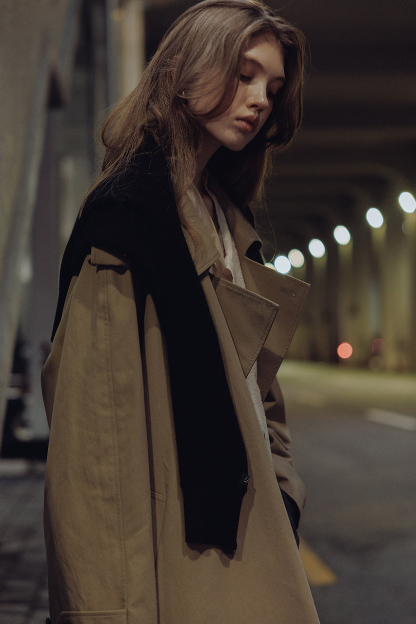 UNISEX OVERSIZED TRENCH COAT